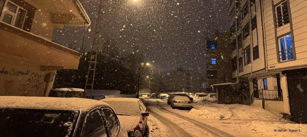Ardahan’da Kar Yağışı Hayatı Olumsuz Etkiledi