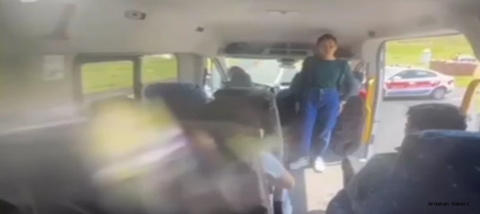 Ardahan’da Sivil Kıyafetli Jandarma Trafik Ekiplerinden Denetim