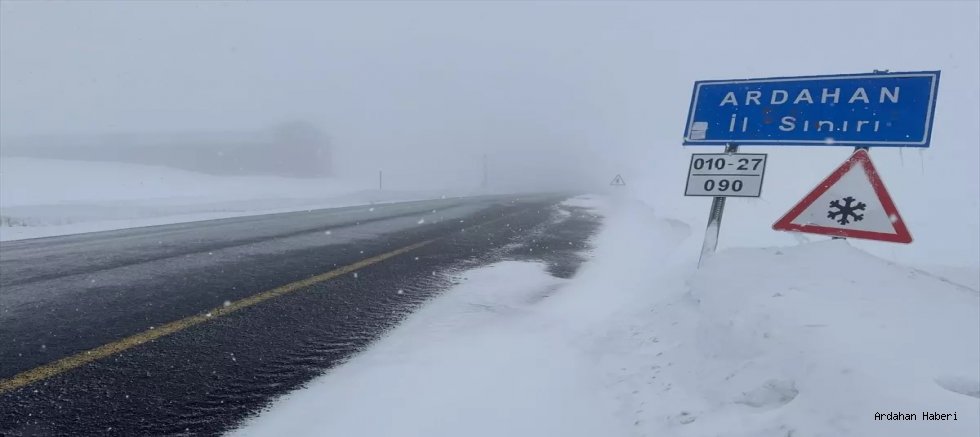 Ardahan’da Yoğun Kar ve Tipi: Tır Trafiğine Kısıtlama