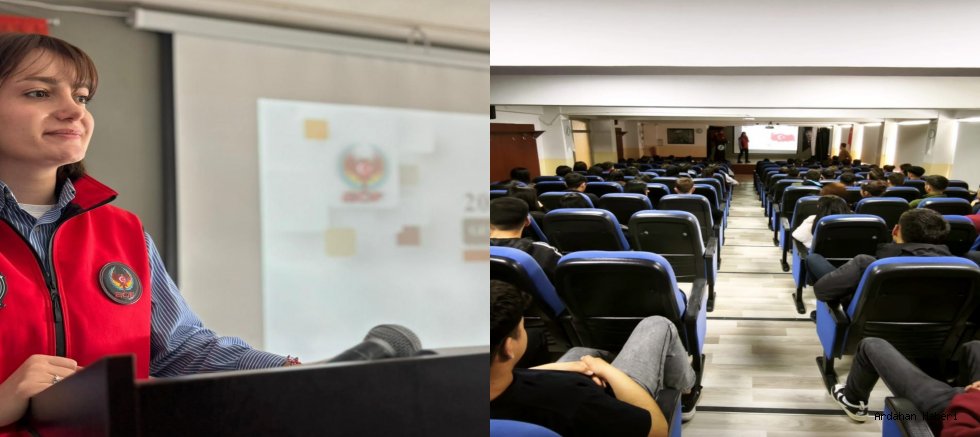 Ardahan Emniyetinden Lise Öğrencilerine Terörle Mücadele Eğitimi