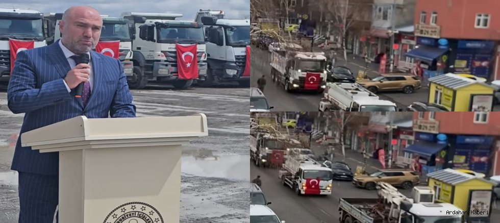 Ardahan İl Özel İdaresi Yeni Sezonu Görkemli Bir Konvoyla Açtı: 