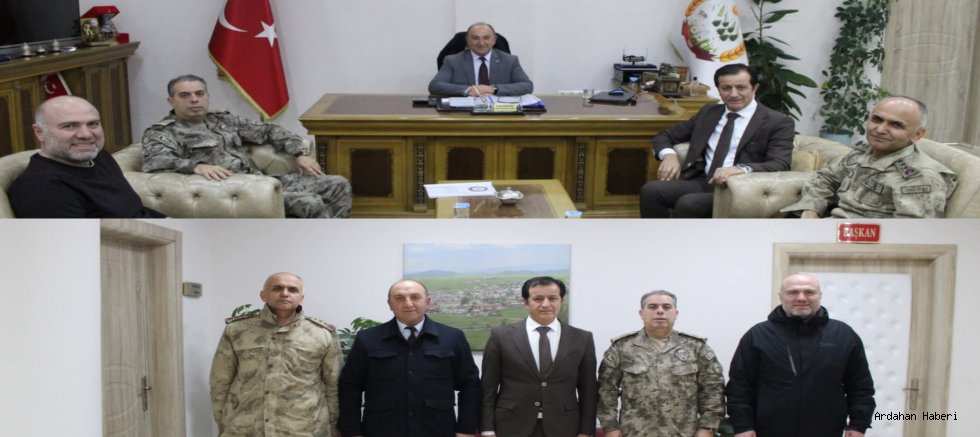 Ardahan’ın Önemli İsimleri Hanak Belediyesinde Bir Araya Geldi