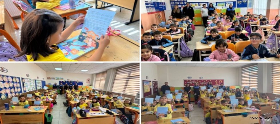 Ardahan Polisi’nden Minik Öğrencilere Moral Mektubu