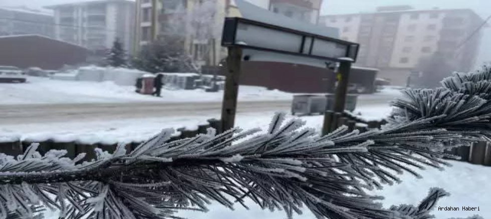 Ardahan Soğuğu Gençleri Yaşlandırdı: Kirpikler Dondu, Araçlar Battaniyeyle Korundu