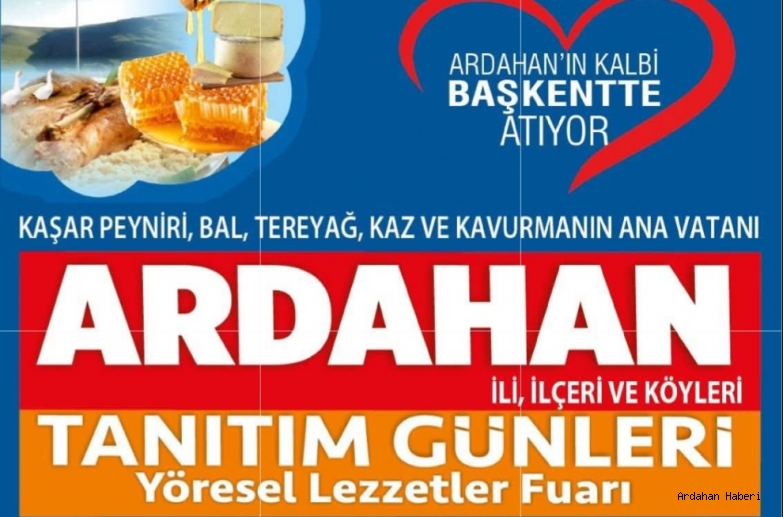 Ardahan Tanıtım Günleri Ankara’da Başlıyor
