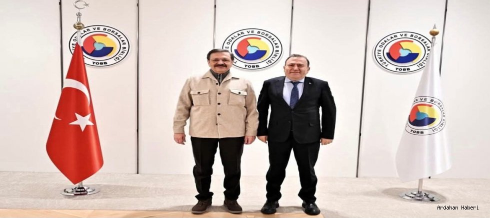 Ardahan TSO Başkanı Demirci’den TOBB Başkanı Hisarcıklıoğlu’na Ziyaret