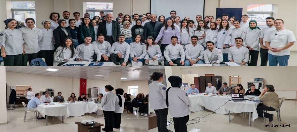 Ardahan Üniversitesi’nde Ballı Tariflerden Oluşan Tabaklar Yarışıyor! Etkinliği Yoğun İlgi Gördü