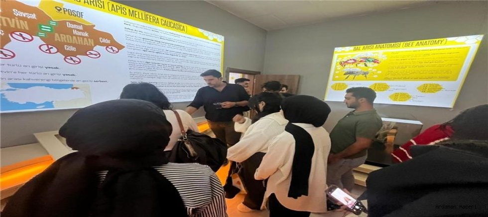 Ardahan Üniversitesi öğrencilerinden Kafkas Arısı’na bilimsel keşif gezisi