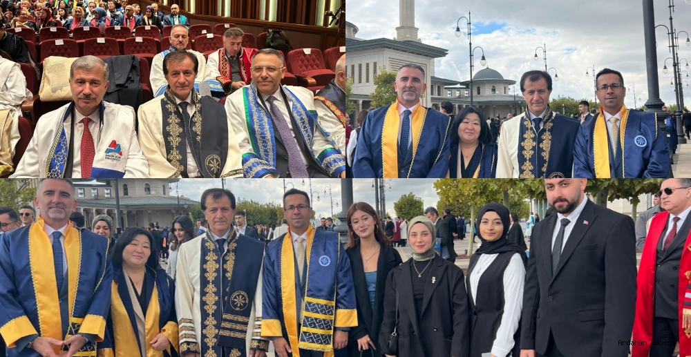 Ardahan Üniversitesi Rektörü Prof. Dr. Öztürk Emiroğlu, YÖK 2025–2026 Akademik Yılı Açılış Törenine Katıldı
