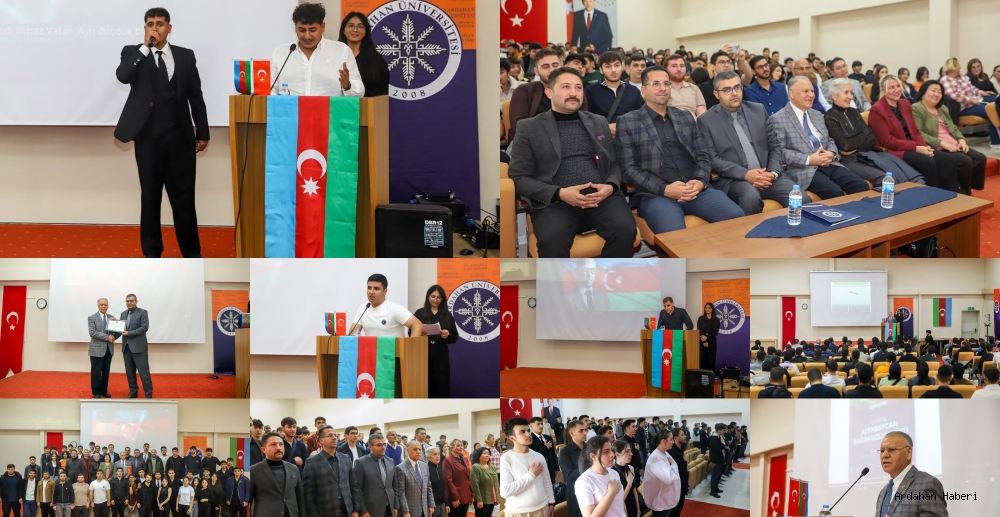 Ardahan Üniversitesinde Azerbaycan’ın Bağımsızlık Günü Coşkuyla Kutlandı