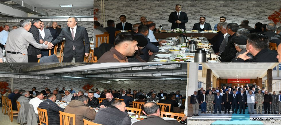 Ardahan Valiliği’nden Muhtarlar Günü Kahvaltısı