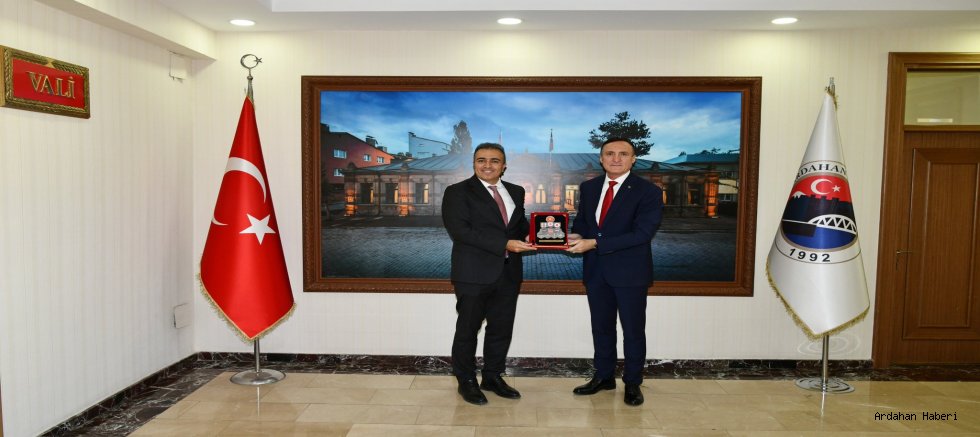 Ardahan Valisi Çiçek’ten TSKGV Yetkilisine Kabul