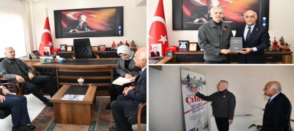 Ardahan Valisi Çiçekli’den Çıldır Belediyesi’ne ziyaret