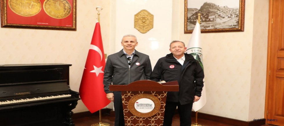 Ardahan Valisi Çiçekli’den Kars Valisi Polat’a Ziyaret