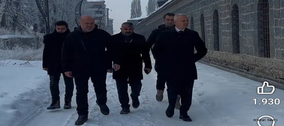 Ardahan Valisi Çiçekli, Kura Nehri Kıyısındaki Millet Bahçesi Alanında İncelemelerde Bulundu