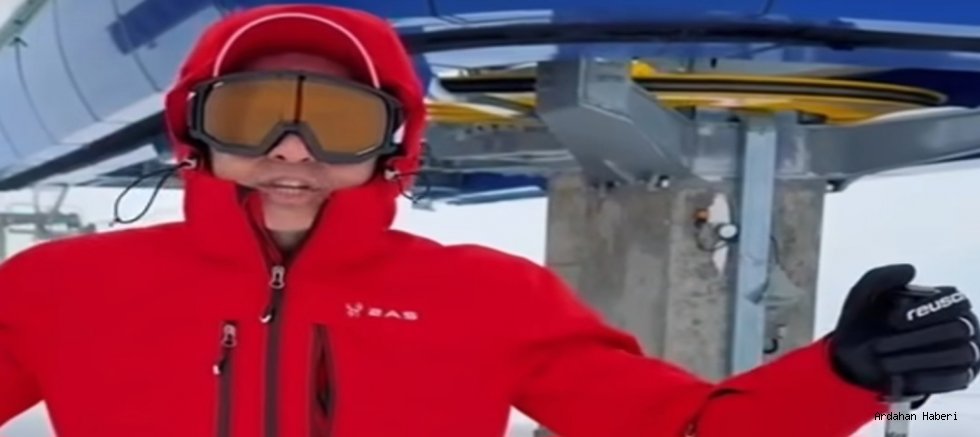 Ardahan Valisi Çiçekli Yalnızçam’da Kristal Kar Üzerinde Kaydı: Kayakseverlere Davet Var