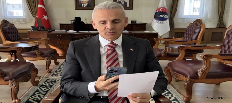 Ardahan Valisi Mehmet Fatih Çiçekli’den Ailelere 3 Çocuk Mesajı