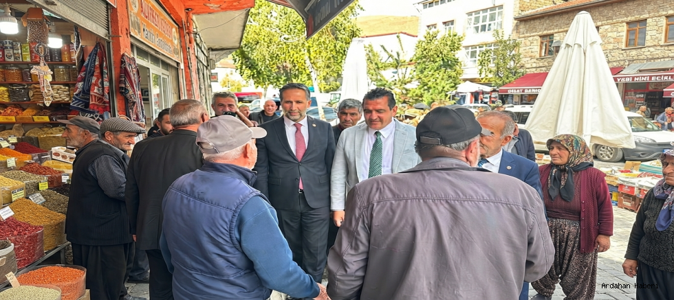 Ardahan ve Çıldır'da Esnaf Ziyareti: Sorunları Birlikte Çözeceğiz