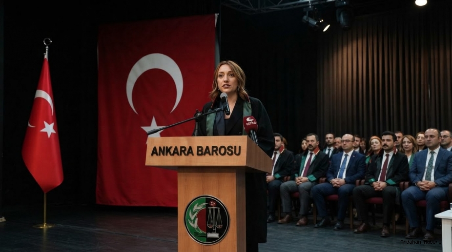 Ardahanlı Elçin Özge Şimşek Çağlayan Ankara Barosu Başkanı Seçildi