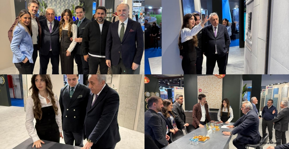 Ardahanlı İş İnsanı Oktay Kaya’nın Betsan Mosaic Standına Anlamlı Ziyaret