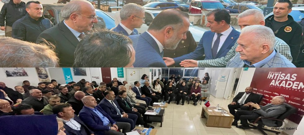 Binali Yıldırım’a Ardahan’da Coşkulu Karşılama: TÜGVA İhtisas Akademisi’nde Gençlerle Buluştu