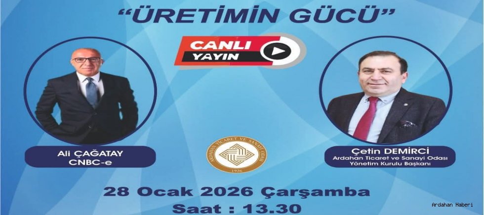 Çetin Demirci, CNBC-e’de Ardahan Ekonomisini Anlatacak