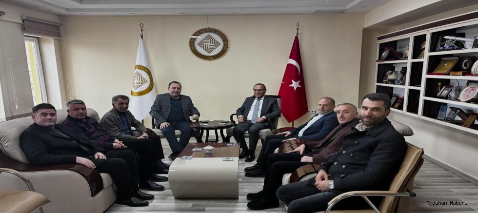CHP Ardahan İl ve İlçe Yönetiminden ATSO’ya İade-i Ziyaret