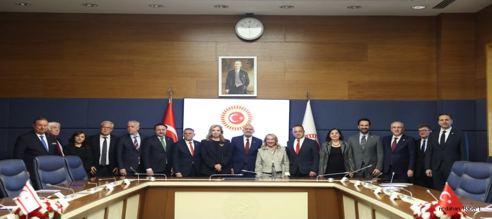 CHP Ardahan Milletvekili İncesu, KKTC Heyetiyle TBMM’de Görüştü