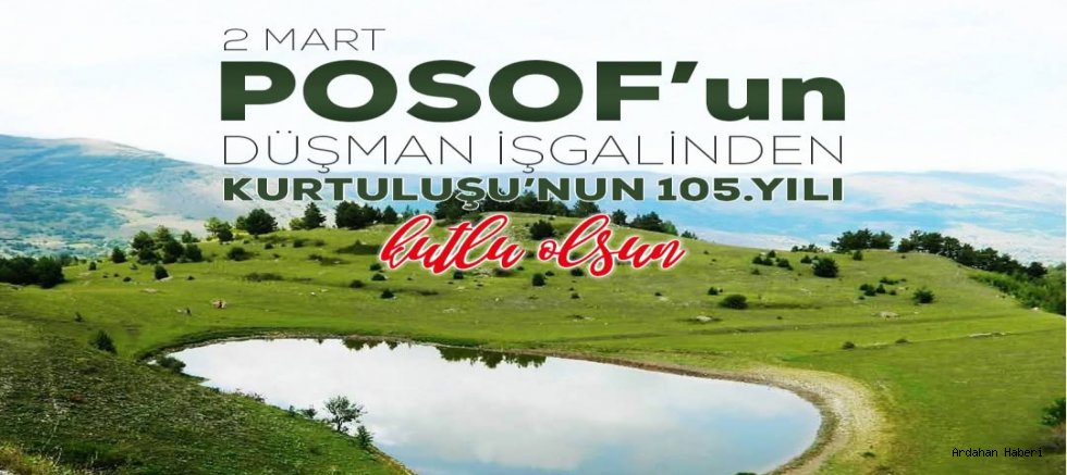 CHP Ardahan Milletvekili Özgür Erdem’den Posof’un Kurtuluş Yıl Dönümü Mesajı