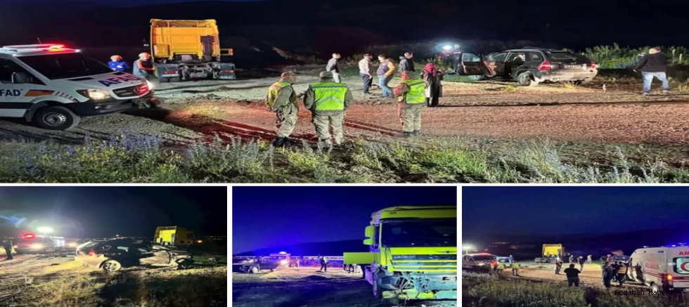 Çıldır Ardahan Karayolu Yıldırımtepe mevkiinde feci kaza: 2 kişi hayatını kaybetti