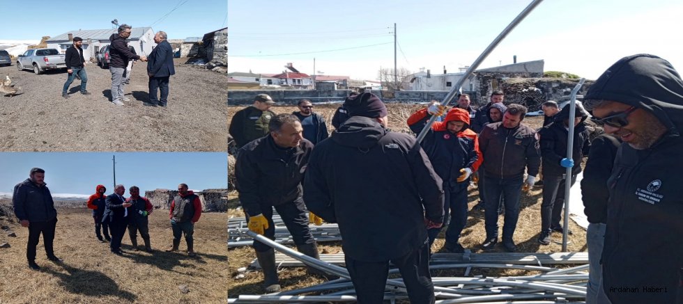 Çıldır’da Mağdur Vatandaşın Yanında Devlet Eli Güvenocak Köyü’nde Yaralar Sarılıyor
