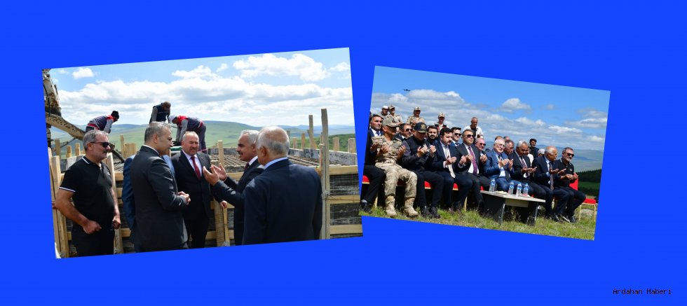 Çıldır da Seyir Terası projesinin temel atma töreni gerçekleştirildi.
