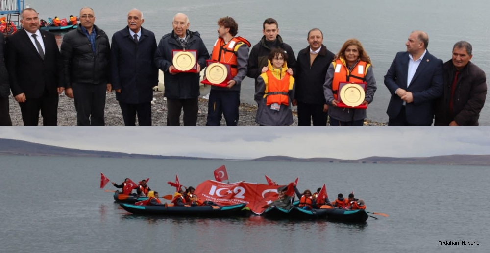 Çıldır Gölü’nde Kano Etkinliği Düzenlendi