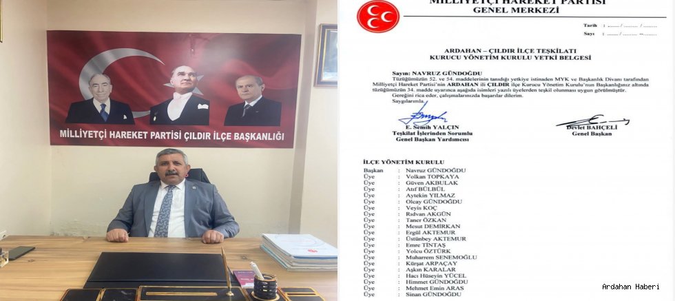 Çıldır MHP’de Nevruz Gündoğdu Dönemi: Liderimizin İzinde, Davamızın Emrindeyiz