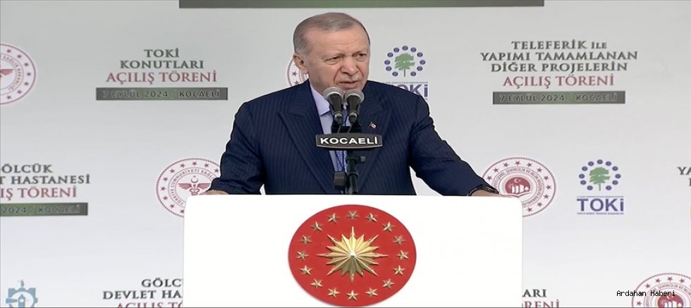 Cumhurbaşkanı Erdoğan, 