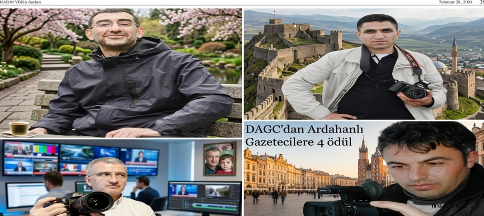 Dagc ve Dagf 2025 Gazetecilik Başarı Ödülleri Sahiplerini Buldu: En Prestijli Medya Ödüllerinde Ardahan’a Ödül Yağmuru!