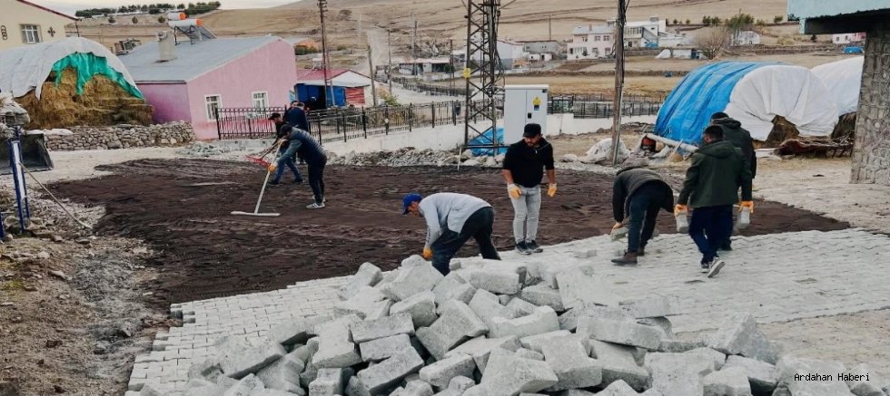 Damal Belediyesi, Çaybaşı Mahallesi’ndeki yol ve altyapı çalışmalarına hız verdi