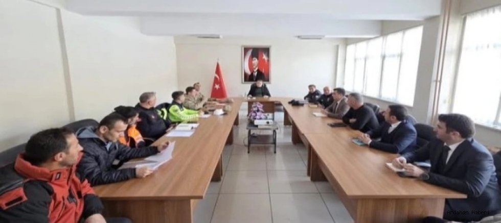 Damal’da Kış Hazırlıkları Masaya Yatırıldı: Karla Mücadele Toplantısı Yapıldı