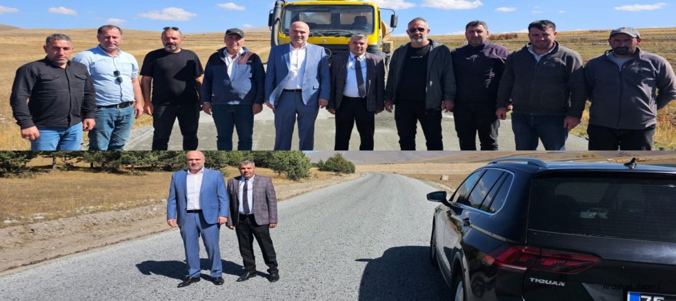 Damal ve Hanak’ta Yol Çalışmaları Sürüyor