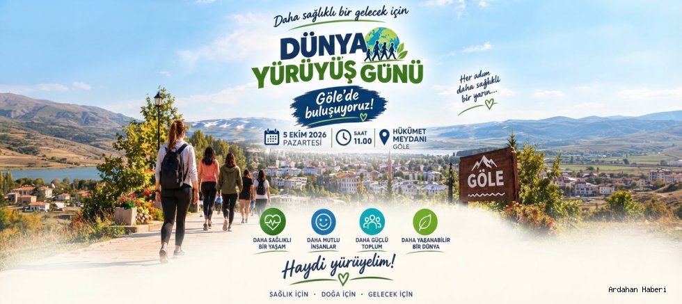 Göle’de Daha Sağlıklı Bir Gelecek İçin Dünya Yürüyüş Günü Etkinliği