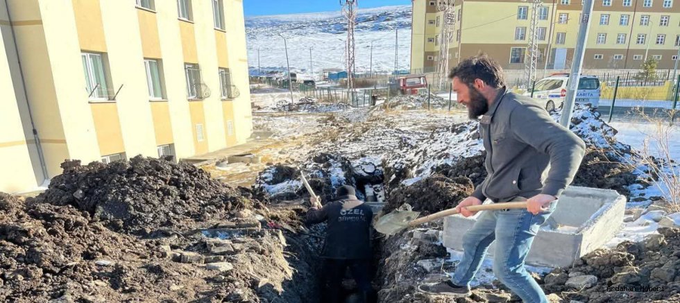 Göle’de TOKİ Konutlarının Altyapı Sorunu Tarihe Karıştı