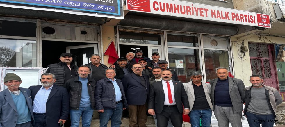 Gürbüz Çapan’dan Baba Ocağına Anlamlı Ziyaret: CHP Çıldır İlçe Teşkilatı ile Bir Araya Geldi