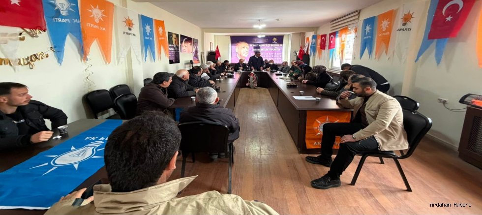 Hanak AK Parti’den Haftalık Olağan Yönetim Toplantısı: Gündem Hanak’ın Geleceği