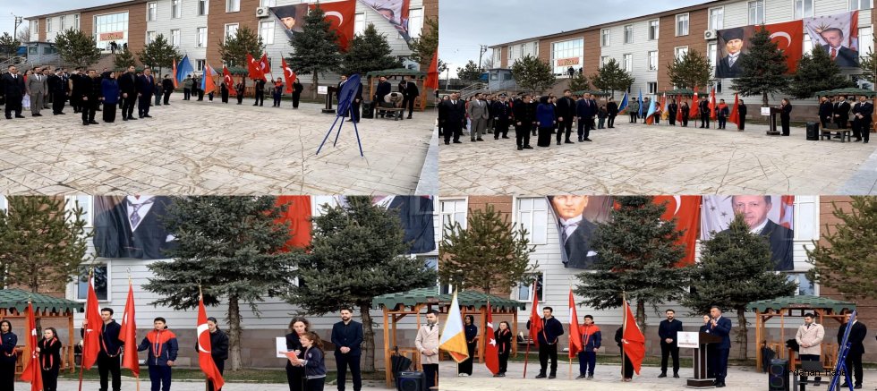 Hanak’ta 23 Nisan Coşkusu: Atatürk Anıtı’nda Çelenk Sunma Töreni Gerçekleştirildi