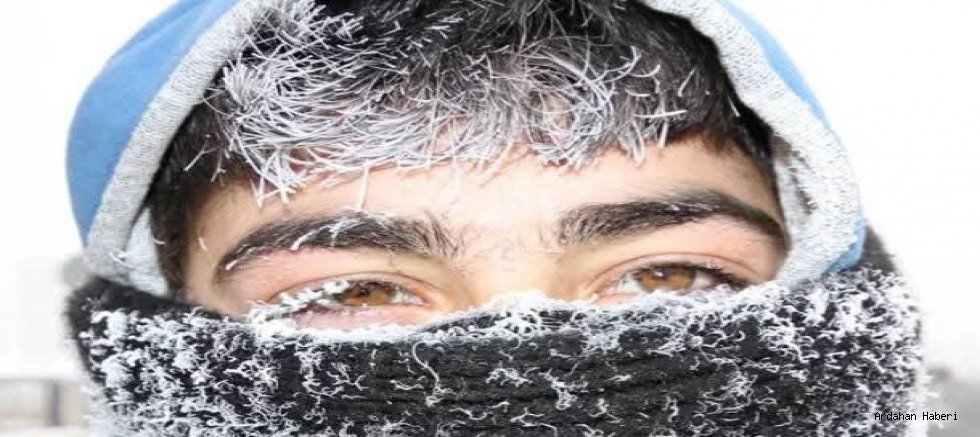 Memleket buz kesti: Ardahan’da sıcaklık eksi 36’yı gördü