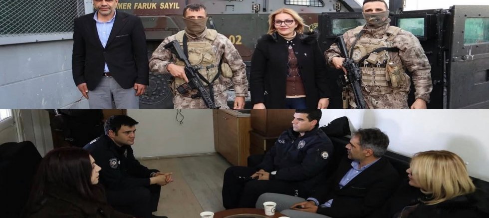 MHP Ardahan İl Teşkilatı’ndan Polis Teşkilatına Bayram Ziyareti