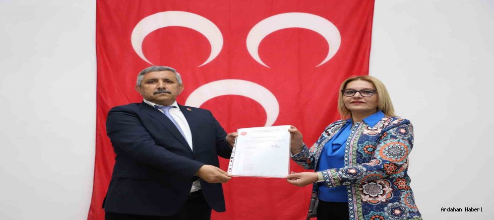 MHP Çıldır İlçe Teşkilatında Yeni Dönem: Nevruz Gündoğdu Mazbatasını Alarak Göreve Başladı
