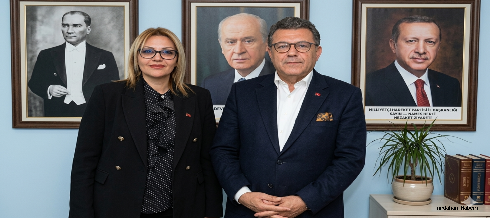 MHP’nin Kadın Başkanı Köseliören’e Belediye’den Tam Kadro Ziyaret: Ardahan Kazandı