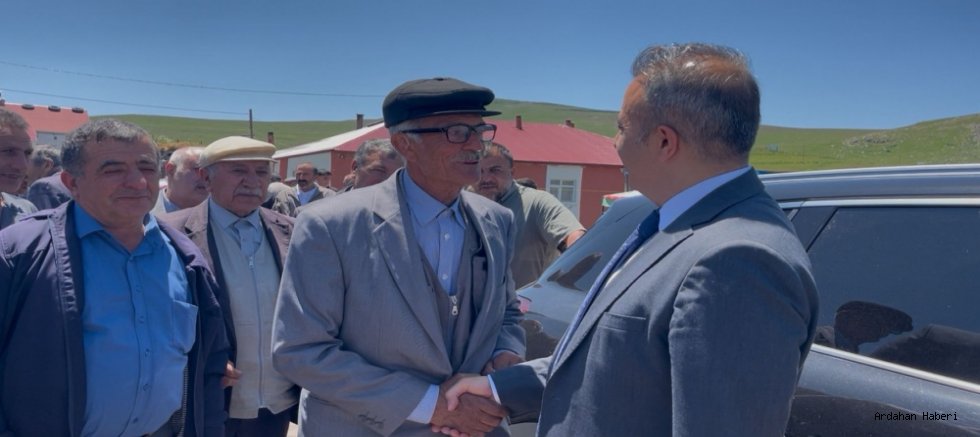 Muhtardan Ardahan Valisi Hayrettin Çiçek’e teşekkür