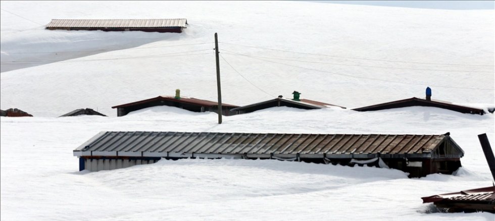 Nisan Ayında Kış Masalı: Bülbülan Yaylası Kara Gömüldü!